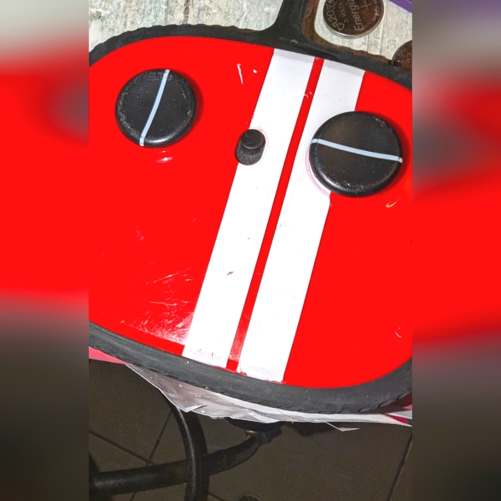 Red replacement remote control for toddler bumping cars